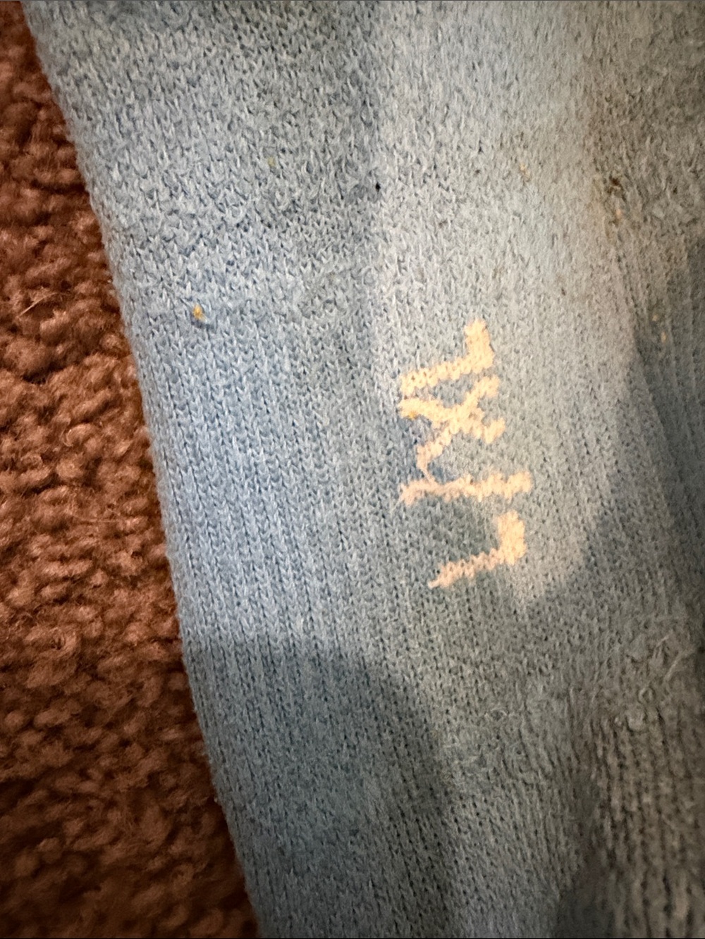 Battle football socks . Light Blue L/XL - Picture 2 of 2